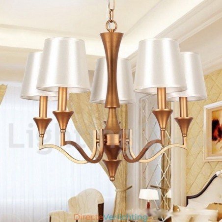 5-lichts rustieke mediterrane stijl kaars-stijl kroonluchter 5-lichts rustieke mediterrane stijl kaars-stijl kroonluchter