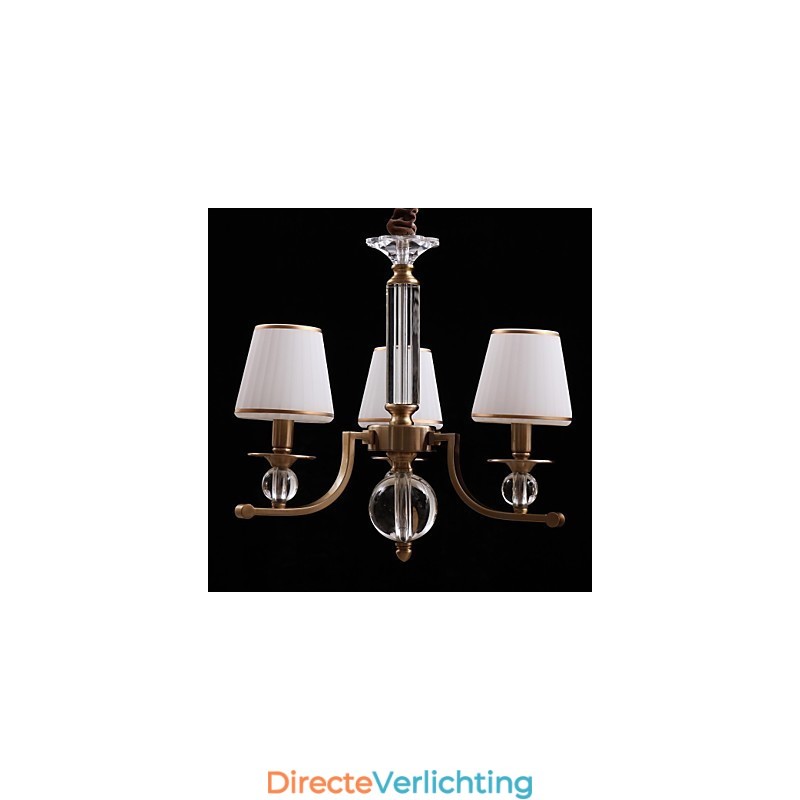 Moderne eigentijdse kristallen bronzen metalen kroonluchter
