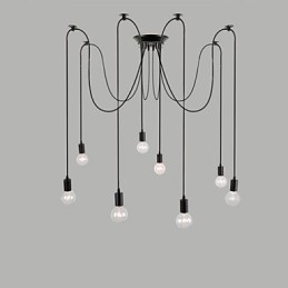 8 lampen kroonluchter hanglamp traditioneel klassiek retro metaal