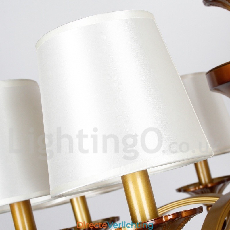 6-lichts retro mediterrane stijl rustieke kaars-stijl kroonluchter