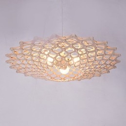 Vintage houten kroonluchter