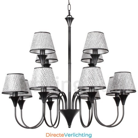 12 Licht Rustieke Moderne Hedendaagse Retro Zwarte Kaars Stijl Kroonluchter 12 Licht Rustieke Moderne Hedendaagse Retro Zwarte Kaars Stijl Kroonluchter