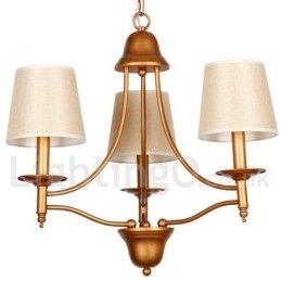 3-lichts rustieke retro mediterrane stijl kaars-stijl kroonluchter