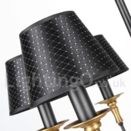 8-lichts retro rustieke kaars-stijl kroonluchter