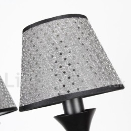 5-lichts rustieke moderne eigentijdse retro zwarte kaars-stijl kroonluchter