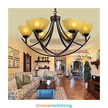 Kroonluchter 6 lampen Traditioneel Klassiek Vintage Metaal Kroonluchter 6 lampen Traditioneel Klassiek Vintage Metaal