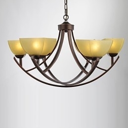 Kroonluchter 6 lampen Traditioneel Klassiek Vintage Metaal
