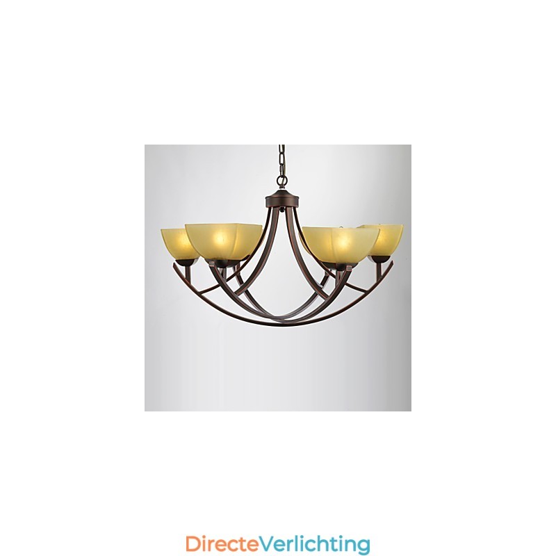 Kroonluchter 6 lampen Traditioneel Klassiek Vintage Metaal