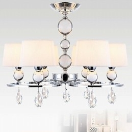 Moderne eigentijdse kristallen chromen metalen kroonluchter