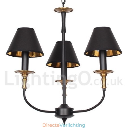 3-lichts retro eigentijdse kaars-stijl kroonluchter 3-lichts retro eigentijdse kaars-stijl kroonluchter