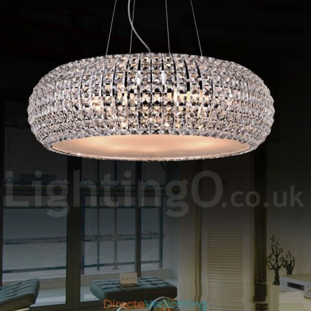 Moderne K9 Kristallen Plafond Hanglamp Binnen Kroonluchter Trommelverlichting Lampen Armaturen Moderne K9 Kristallen Plafond Hanglamp Binnen Kroonluchter Trommelverlichting Lampen Armaturen
