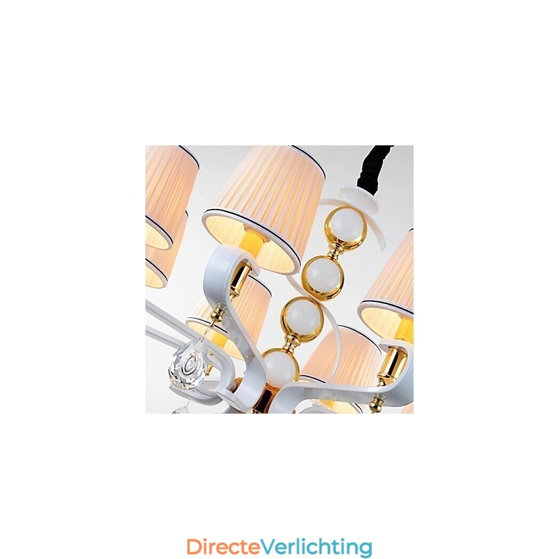 Stoffen kroonluchter 5-lichts moderne minimalistische hoogwaardige lamp