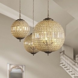 Globe Modern K9 Kristal Plafond Hanglamp Binnen Kroonluchter Trommelverlichting Lampen Armaturen