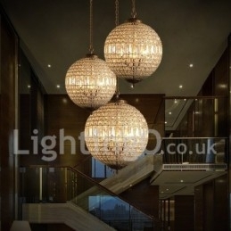 Globe Modern K9 Kristal Plafond Hanglamp Binnen Kroonluchter Trommelverlichting Lampen Armaturen