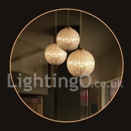 Globe Modern K9 Kristal Plafond Hanglamp Binnen Kroonluchter Trommelverlichting Lampen Armaturen