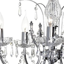 Elegante kristallen kroonluchter met 5 lampen