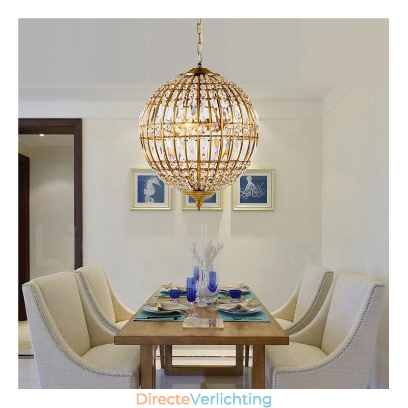 Globe Modern K9 Kristal Plafond Hanglamp Binnen Kroonluchter Verlichting Lampen Armaturen