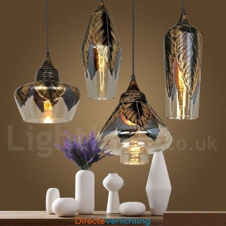 Europese Retro Glazen Hanglamp Lounge Hanglamp Europese Retro Glazen Hanglamp Lounge Hanglamp