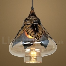 Europese Retro Glazen Hanglamp Lounge Hanglamp
