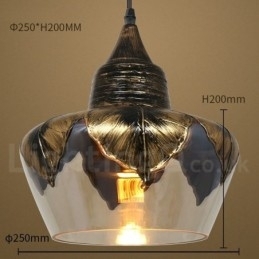 Europese Retro Glazen Hanglamp Lounge Hanglamp