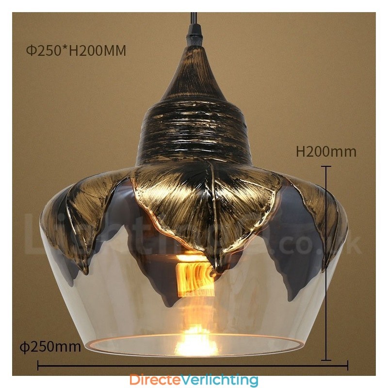 Europese Retro Glazen Hanglamp Lounge Hanglamp