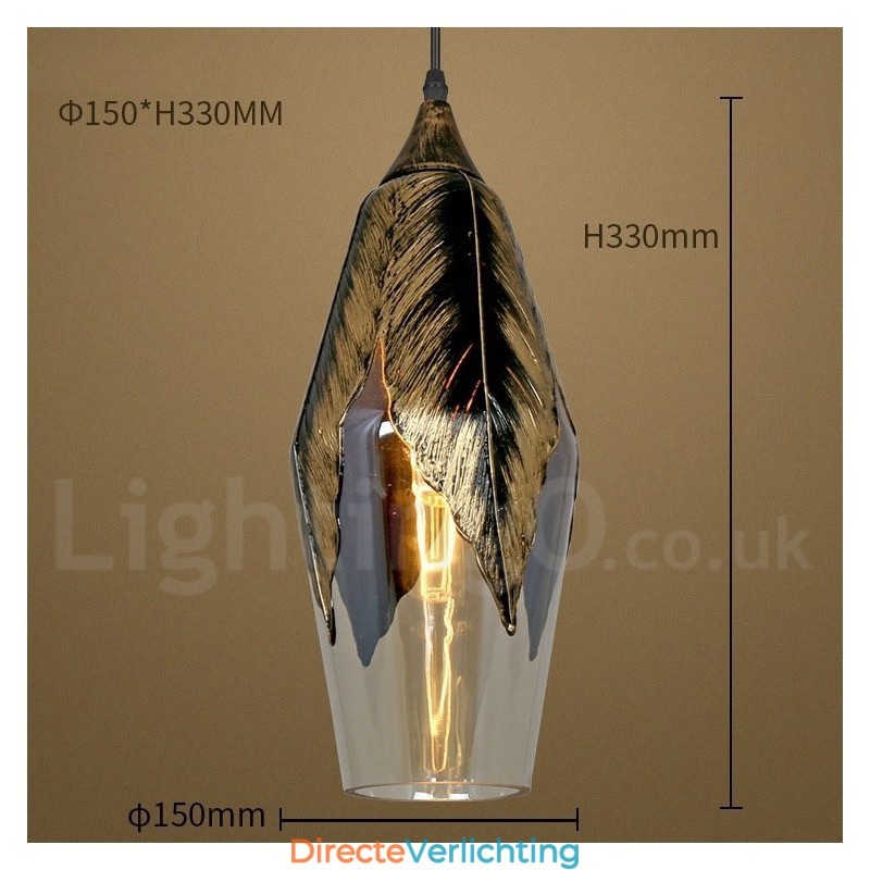 Europese Retro Glazen Hanglamp Lounge Hanglamp
