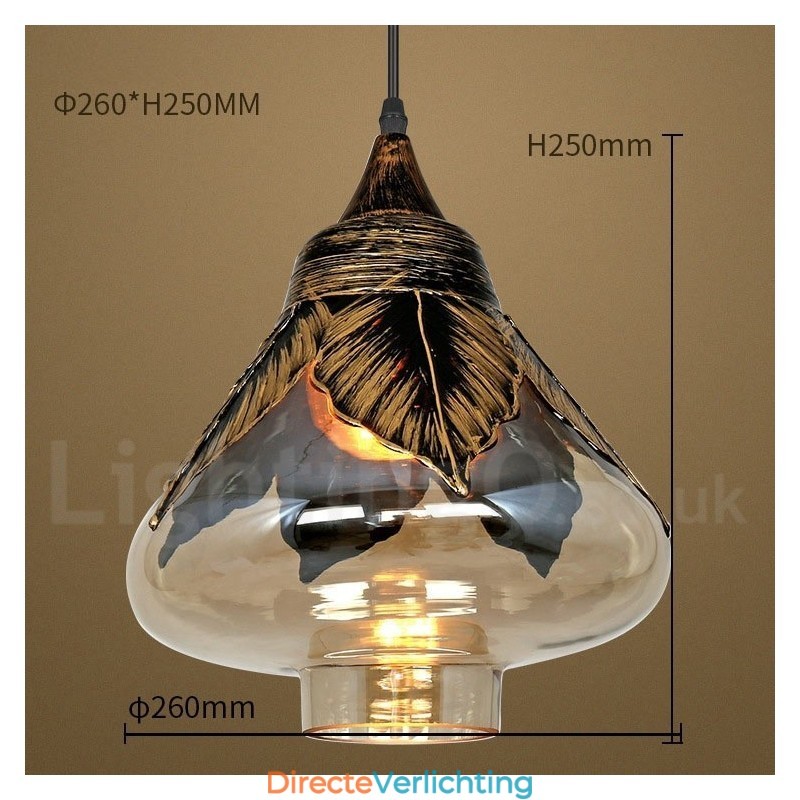 Europese Retro Glazen Hanglamp Lounge Hanglamp