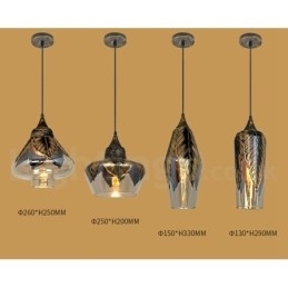 Europese Retro Glazen Hanglamp Lounge Hanglamp
