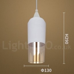 Europese Retro Lounge Glazen Hanglamp
