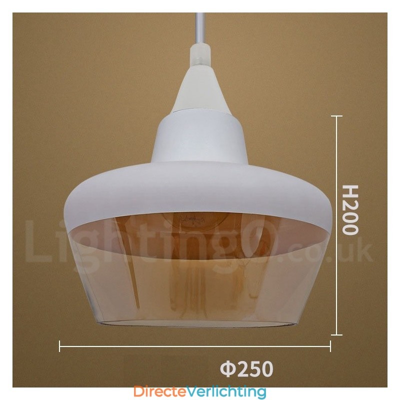 Europese Retro Lounge Glazen Hanglamp