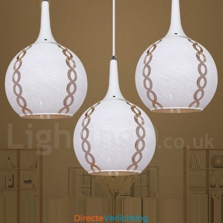 Moderne eigentijdse lounge glazen hanglamp Moderne eigentijdse lounge glazen hanglamp