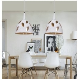 Moderne eigentijdse lounge glazen hanglamp