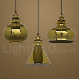 Europese glazen hanglamp
