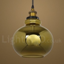 Europese glazen hanglamp