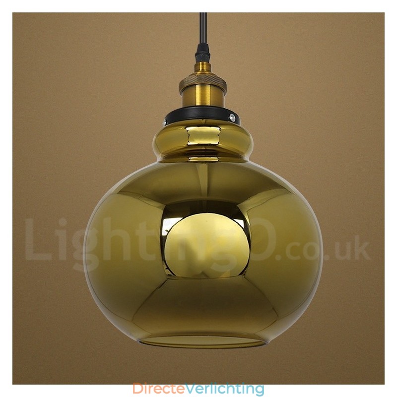 Europese glazen hanglamp