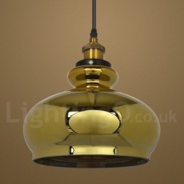 Europese glazen hanglamp