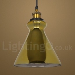 Europese glazen hanglamp