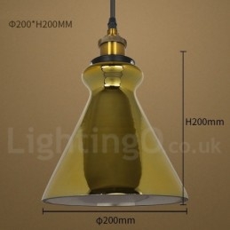 Europese glazen hanglamp