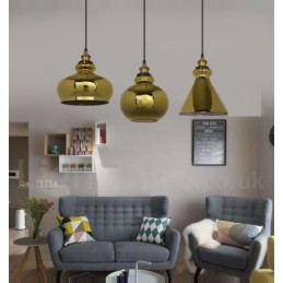 Europese glazen hanglamp