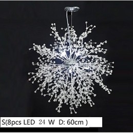 Vuurwerk Hanglamp Roestvrij Staal Paardenbloem