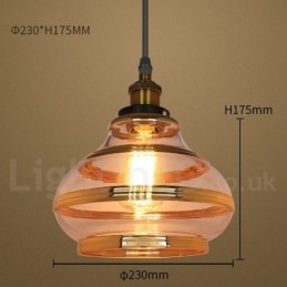 Bar Lounge Europese Glazen Hanglamp