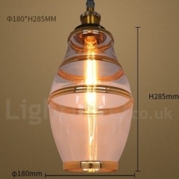 Bar Lounge Europese Glazen Hanglamp