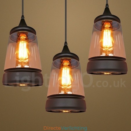 Europese Retro Lounge Glazen Hanglamp Europese Retro Lounge Glazen Hanglamp
