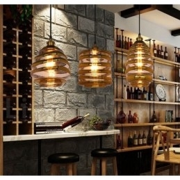 Europese glazen hanglamp Café Lounge hanglamp