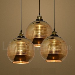Europese glazen hanglamp Café hanglamp