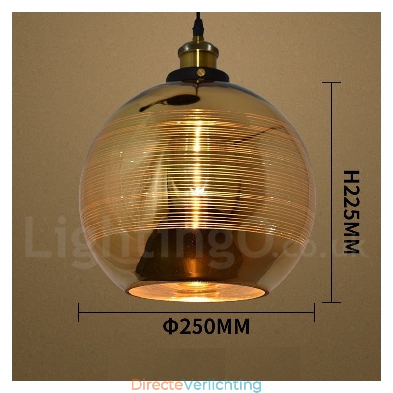 Europese glazen hanglamp Café hanglamp