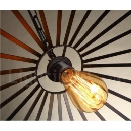 1 Licht Rustieke Lodge Hanglamp Café Hennep Touw Hanglamp