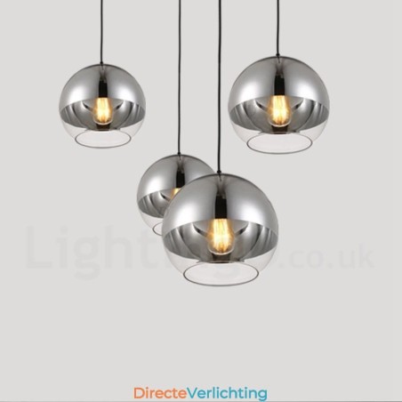 1 Lichts Moderne Hedendaagse Plating Café Glazen Hanglamp