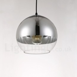 1 Lichts Moderne Hedendaagse Plating Café Glazen Hanglamp