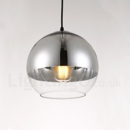 1 Lichts Moderne Hedendaagse Plating Café Glazen Hanglamp